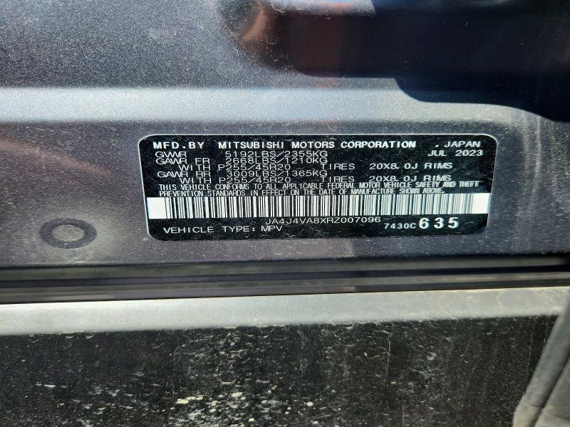 Продаж на аукціоні авто 2024 Mitsubishi Outlander, vin: JA4J4VA8XRZ007096, номер лоту: 52392746