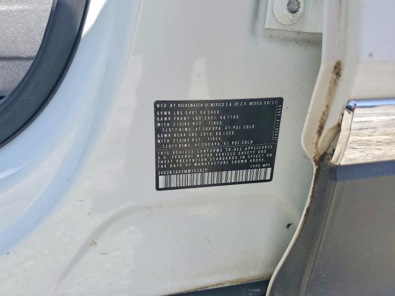 Продаж на аукціоні авто 2021 Volkswagen Tiguan, vin: 3VV2B7AX0MM152825, номер лоту: 55209796