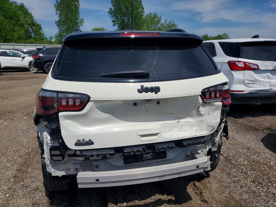 53755836 :رقم المزاد ، 3C4NJCBB6KT615466 vin ، 2019 Jeep Compass مزاد بيع