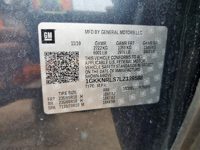 Продаж на аукціоні авто 2020 Gmc Acadia, vin: 1GKKNRLS7LZ139588, номер лоту: 53288826