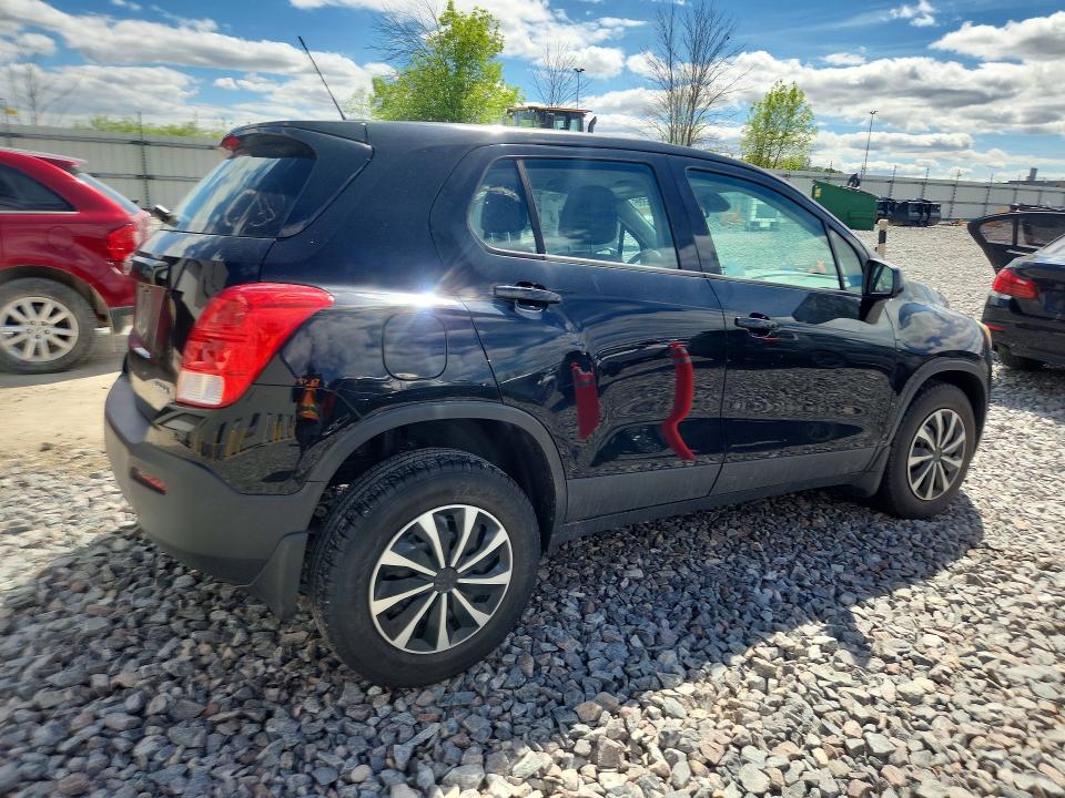 2016 Chevrolet Trax მანქანა იყიდება აუქციონზე, vin: 3GNCJKSB1GL228775, აუქციონის ნომერი: 54096686