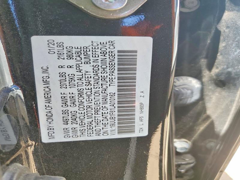 Продаж на аукціоні авто 2020 Acura Tlx, vin: 19UUB1F61LA010162, номер лоту: 53171276