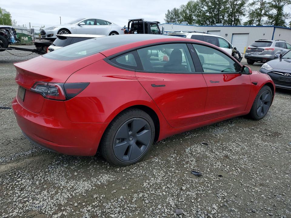 Продажа на аукционе авто 2022 Tesla Model 3, vin: 5YJ3E1EA6NF206888, номер лота: 55478066