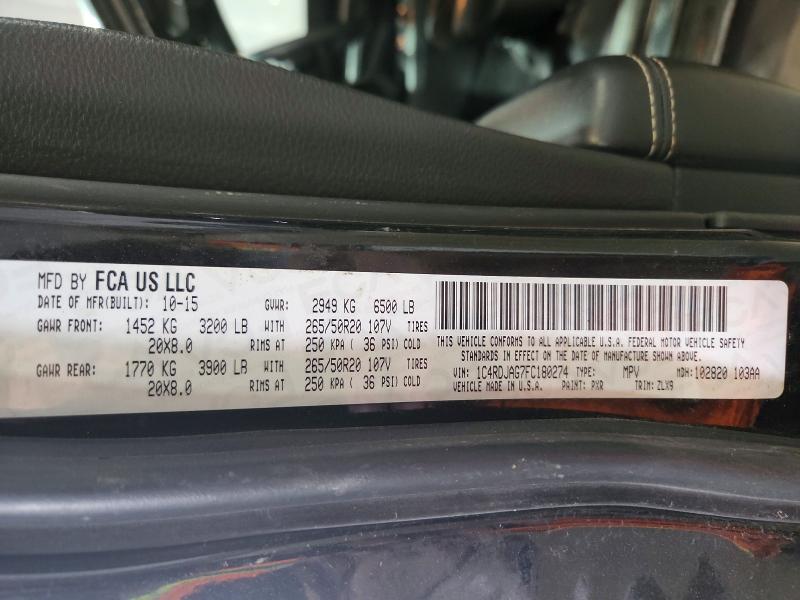Aukcja sprzedaży 2015 Dodge Durango, vin: 1C4RDJAG7FC180274, numer aukcji: 52535296