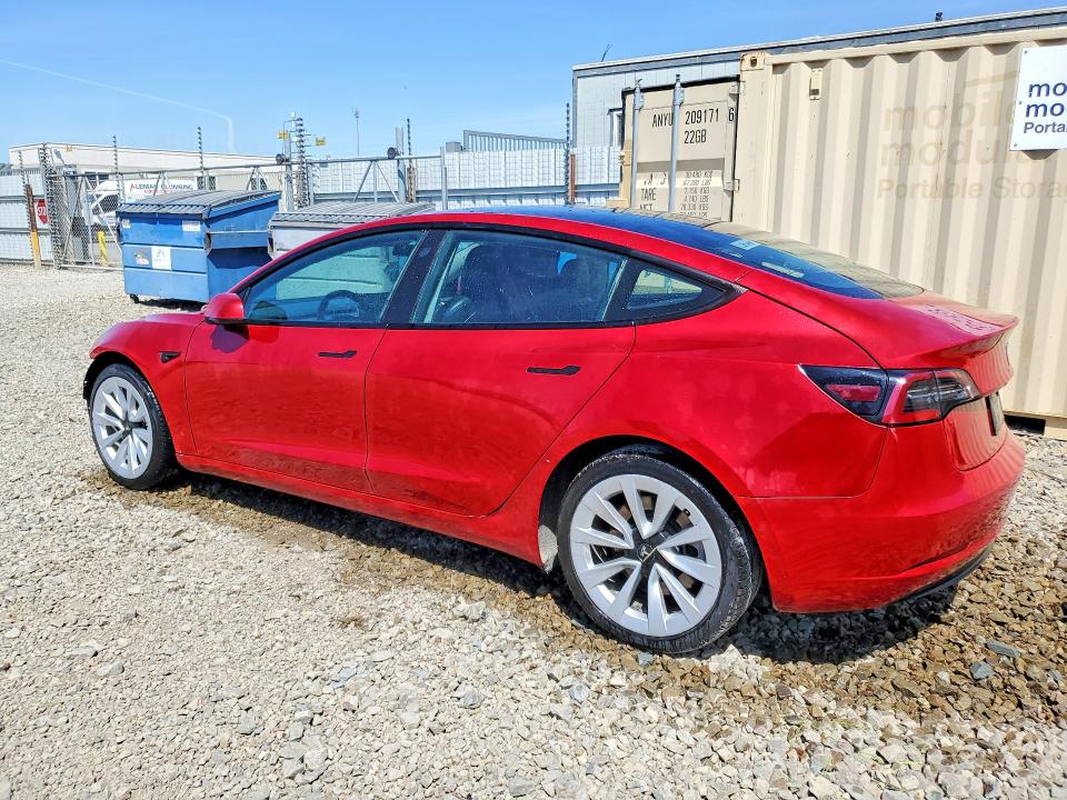 53128136 :رقم المزاد ، 5YJ3E1EA2NF287890 vin ، 2022 Tesla Model 3 مزاد بيع