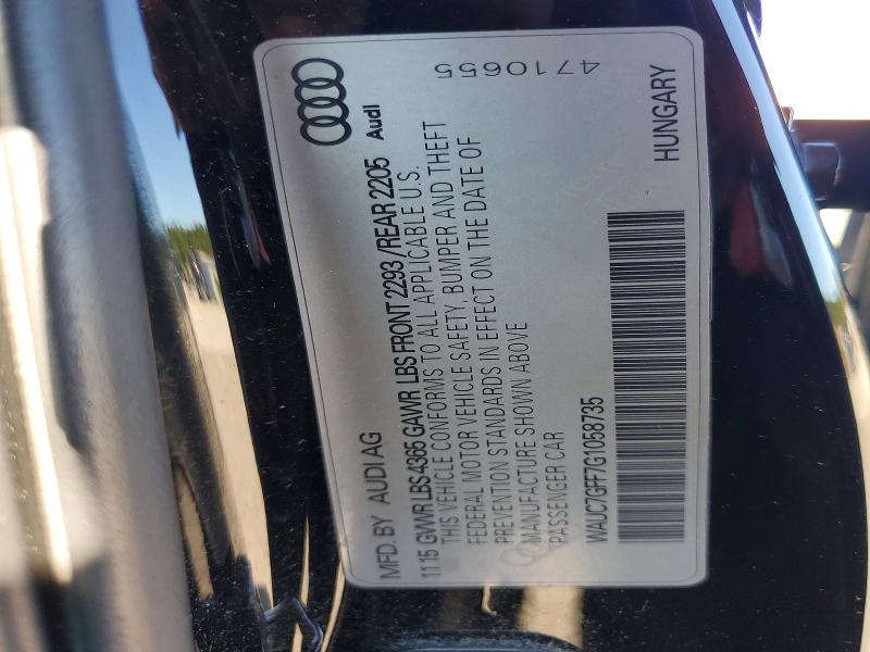Продажа на аукционе авто 2016 Audi A3, vin: WAUC7GFF7G1058735, номер лота: 53743926