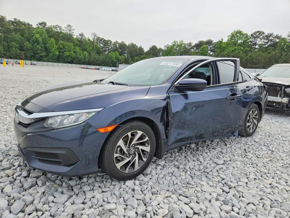 2018 Honda Civic მანქანა იყიდება აუქციონზე, vin: 19XFC2F72JE028036, აუქციონის ნომერი: 53217536