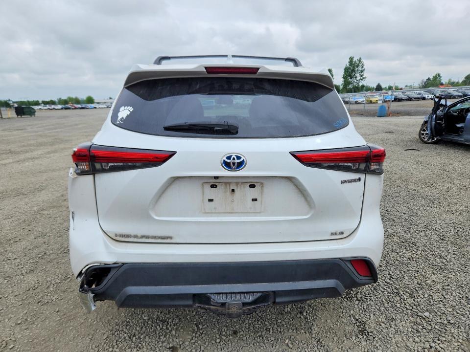 2022 Toyota Highlander Hybrid მანქანა იყიდება აუქციონზე, vin: 5TDGBRCHXNS550390, აუქციონის ნომერი: 52336386