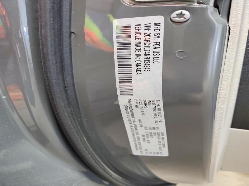 Продажа на аукционе авто 2022 Chrysler Pacifica, vin: 2C4RC1L74NR124248, номер лота: 53263316