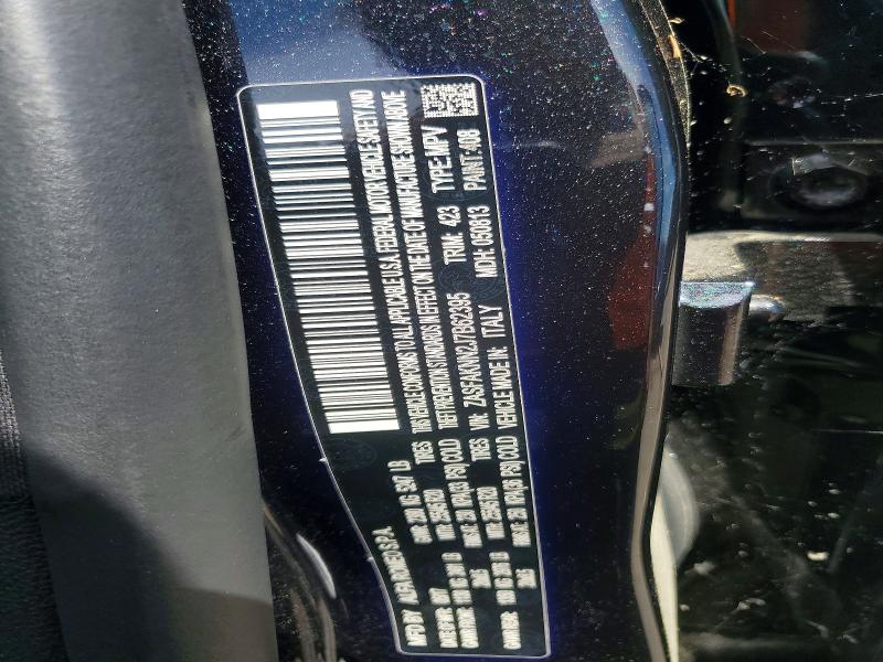 52468376 :رقم المزاد ، ZASFAKNN2J7B62395 vin ، 2018 Alfa Romeo Stelvio مزاد بيع