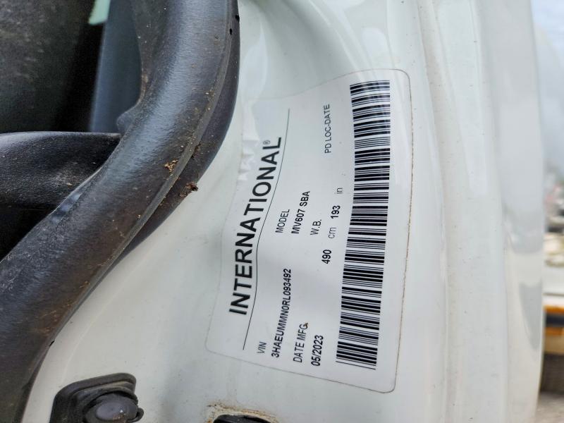Продаж на аукціоні авто 2024 International Mv607, vin: 3HAEUMMN0RL093492, номер лоту: 52942646