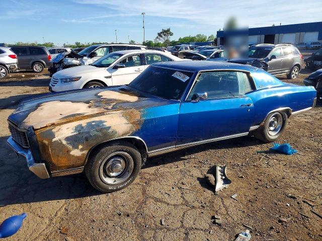 54294796 :رقم المزاد ، 1H57J2K555013 vin ، 1972 Chevrolet Montecarlo مزاد بيع