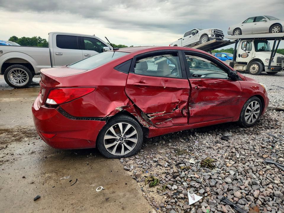 55159436 :رقم المزاد ، KMHCT4AE2HU374972 vin ، 2017 Hyundai Accent مزاد بيع