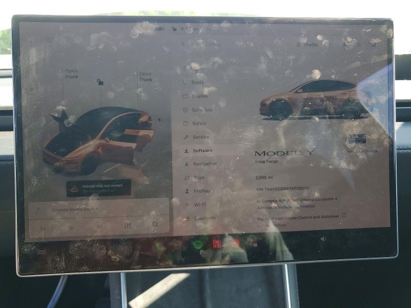53345206 :رقم المزاد ، 7SAYGDED9TA639209 vin ، 2026 Tesla Model Y مزاد بيع