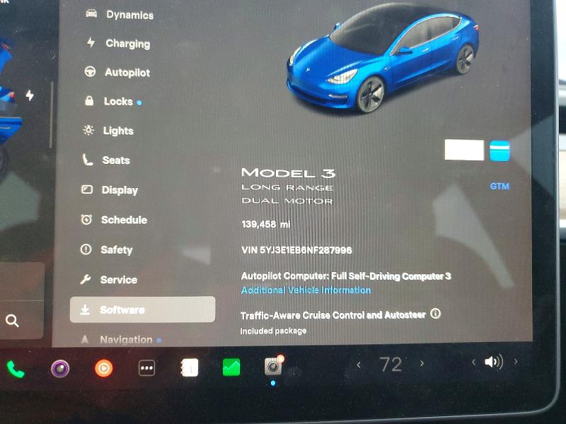 Продажа на аукционе авто 2022 Tesla Model 3, vin: 5YJ3E1EB6NF287996, номер лота: 53937916
