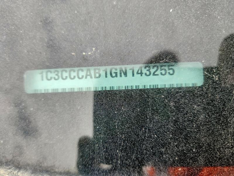 54460136 :رقم المزاد ، 1C3CCCAB1GN143255 vin ، 2016 Chrysler 200 مزاد بيع