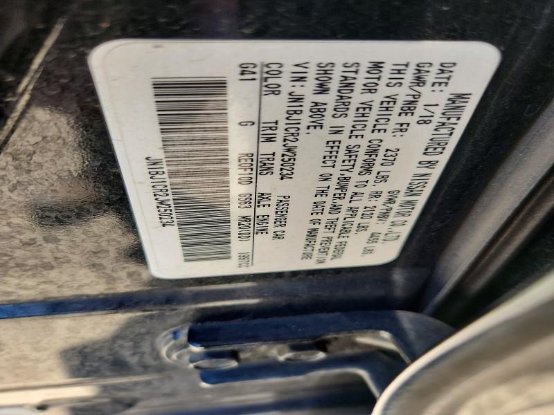 Aukcja sprzedaży 2018 Nissan Rogue Sport, vin: JN1BJ1CR2JW250234, numer aukcji: 53900866