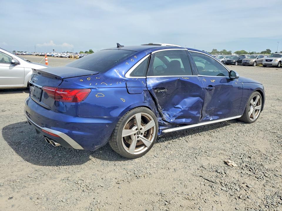 Продаж на аукціоні авто 2022 Audi S4, vin: WAUC4AF42NA019844, номер лоту: 52072146