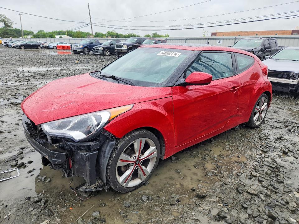 2016 Hyundai Veloster მანქანა იყიდება აუქციონზე, vin: KMHTC6ADXGU265029, აუქციონის ნომერი: 54260736
