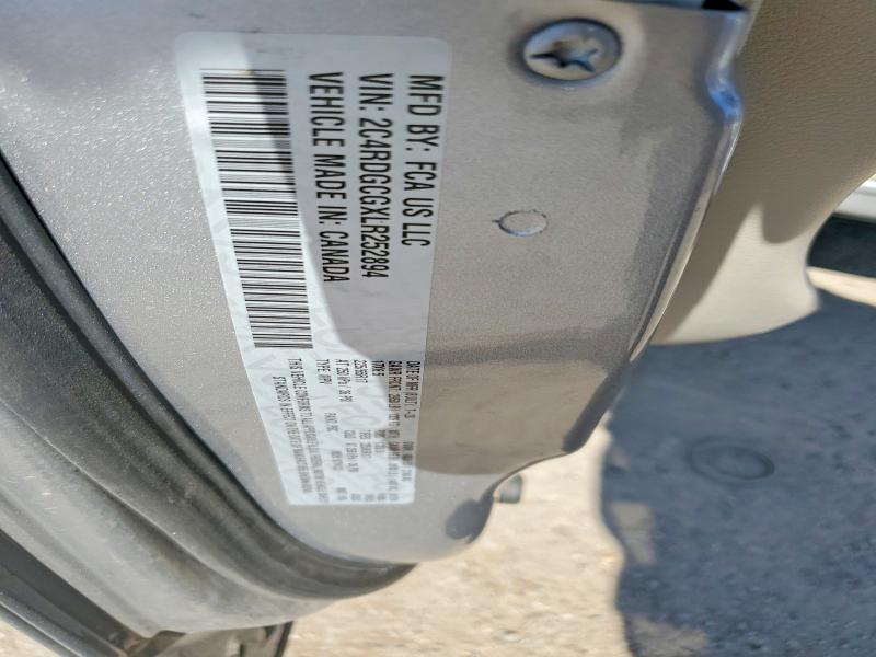 2020 Dodge Grand Caravan მანქანა იყიდება აუქციონზე, vin: 2C4RDGCGXLR252894, აუქციონის ნომერი: 52374826