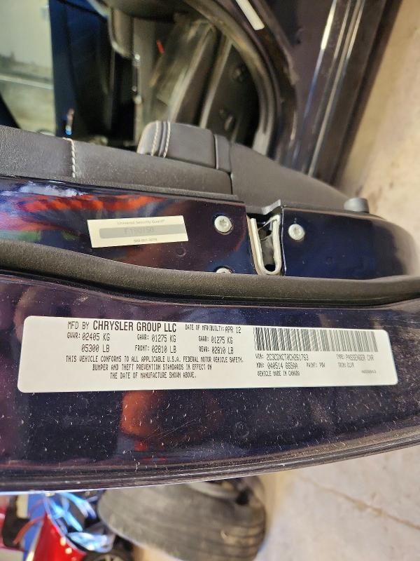 Продажа на аукционе авто 2012 Dodge Charger, vin: 2C3CDXCT0CH261763, номер лота: 55041556