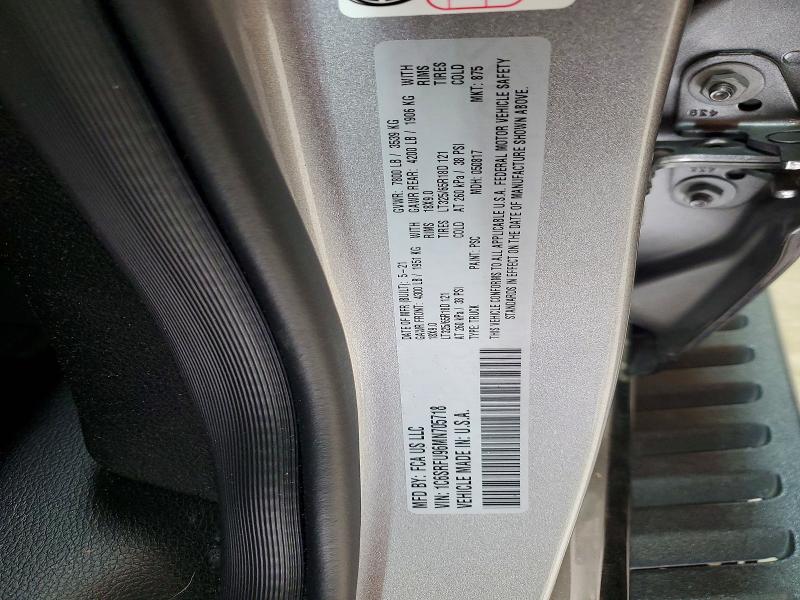 51773506 :رقم المزاد ، 1C6SRFU96MN705718 vin ، 2021 Ram 1500 مزاد بيع