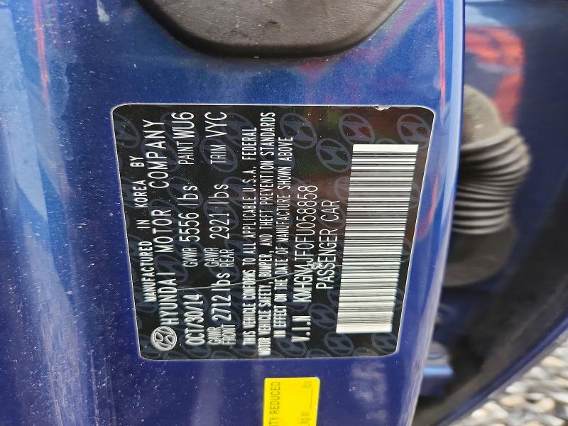53914126 :رقم المزاد ، KMHGN4JF0FU058858 vin ، 2015 Hyundai Genesis مزاد بيع