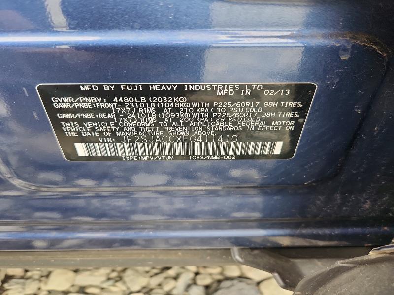 Продажа на аукционе авто 2014 Subaru Forester, vin: JF2SJACCXEG411410, номер лота: 52919226