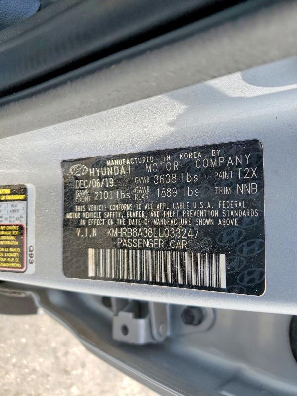 Продаж на аукціоні авто 2020 Hyundai Venue, vin: KMHRB8A38LU033247, номер лоту: 52386446