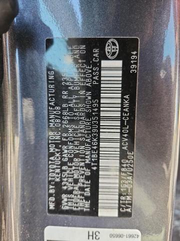 Продажа на аукционе авто 2009 Toyota Camry, vin: 4T1BE46K39U351495, номер лота: 52446396