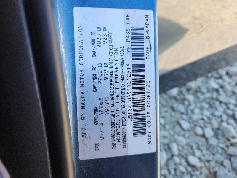Продаж на аукціоні авто 2015 Mazda 6, vin: JM1GJ1U55F1212516, номер лоту: 54324176