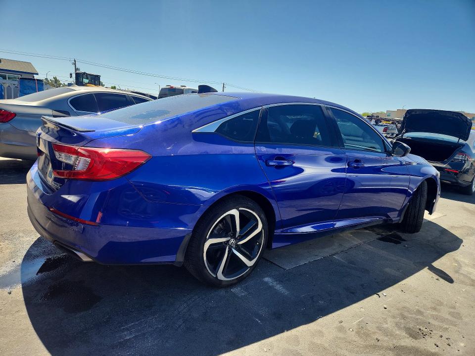 2021 Honda Accord მანქანა იყიდება აუქციონზე, vin: 1HGCV1F45MA113216, აუქციონის ნომერი: 54910426