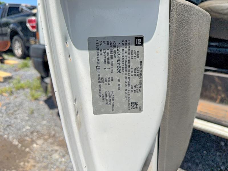 Продаж на аукціоні авто 2018 Chevrolet Express G2500, vin: 1GCWGAFP0J1185596, номер лоту: 55564416