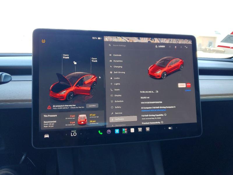 2023 Tesla Model 3 მანქანა იყიდება აუქციონზე, vin: 5YJ3E1EA8PF500750, აუქციონის ნომერი: 53713456