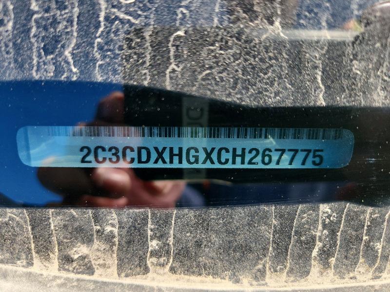 47423916 :رقم المزاد ، 2C3CDXHGXCH267775 vin ، 2012 Dodge Charger مزاد بيع
