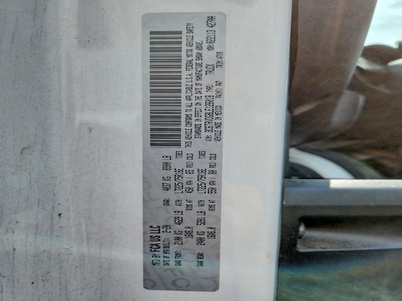 95587525 :رقم المزاد ، 3C6TRVDG8LE126018 vin ، 2020 Ram Promaster 2500 مزاد بيع