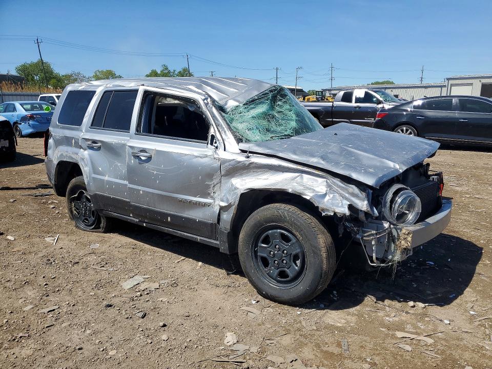 2016 Jeep Patriot მანქანა იყიდება აუქციონზე, vin: 1C4NJPBA4GD813958, აუქციონის ნომერი: 53354846