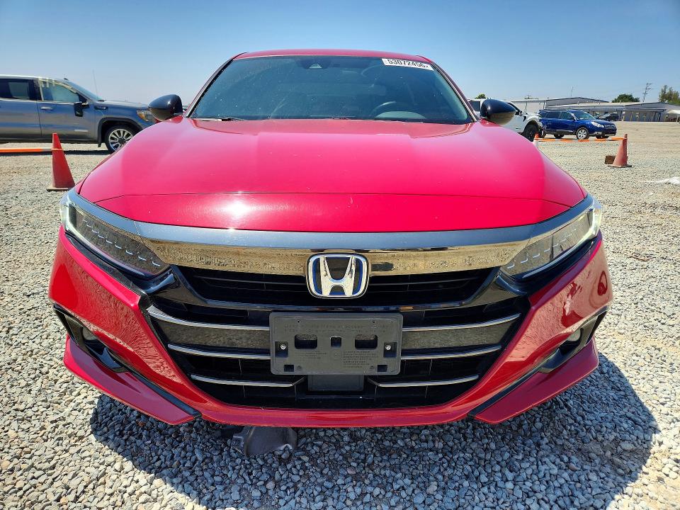 53072456 :رقم المزاد ، 1HGCV3F21NA018986 vin ، 2022 Honda Accord مزاد بيع