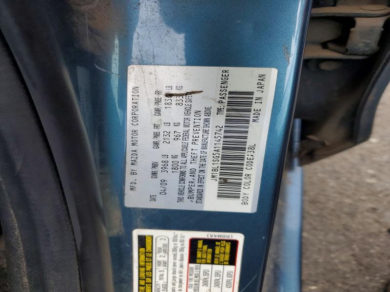 50594376 :رقم المزاد ، JM1BL1SG5A1145742 vin ، 2010 Mazda 3 مزاد بيع