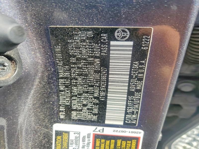 54271446 :رقم المزاد ، 4T1BF1FK2EU862427 vin ، 2014 Toyota Camry مزاد بيع