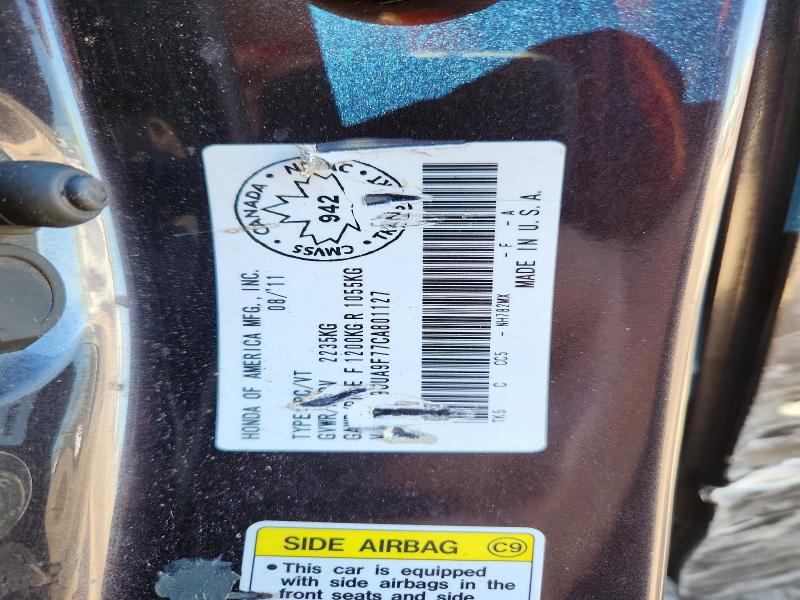 2012 Acura Tl მანქანა იყიდება აუქციონზე, vin: 19UUA9F77CA801127, აუქციონის ნომერი: 54483736