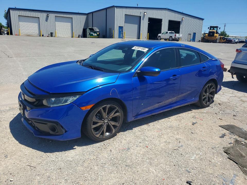 52381496 :رقم المزاد ، 2HGFC2F80LH548737 vin ، 2020 Honda Civic مزاد بيع