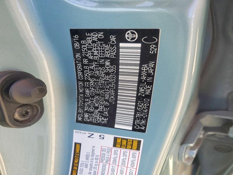 Продажа на аукционе авто 2017 Toyota Prius, vin: JTDKARFU5H3031355, номер лота: 54144806