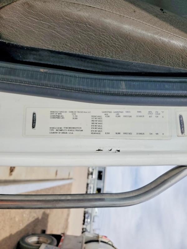 Aukcja sprzedaży 2019 Freightliner M2, vin: 1FVACWD24KHJY5124, numer aukcji: 55072806
