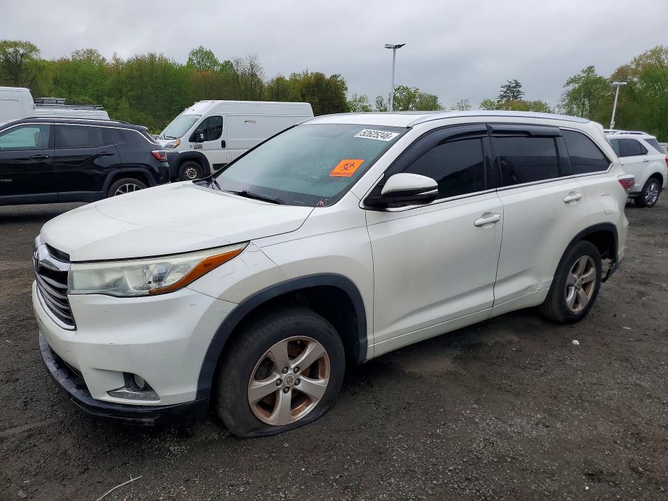 Продажа на аукционе авто 2014 Toyota Highlander, vin: 5TDYKRFH6ES013614, номер лота: 52625246