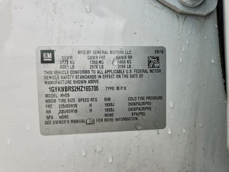 Продаж на аукціоні авто 2017 Cadillac Xt5, vin: 1GYKNBRS2HZ165706, номер лоту: 51345816