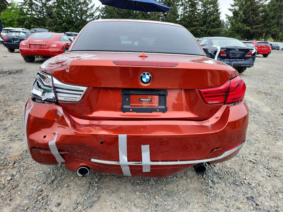 53025936 :رقم المزاد ، WBA4Z7C5XJEA33292 vin ، 2018 Bmw 440xi مزاد بيع