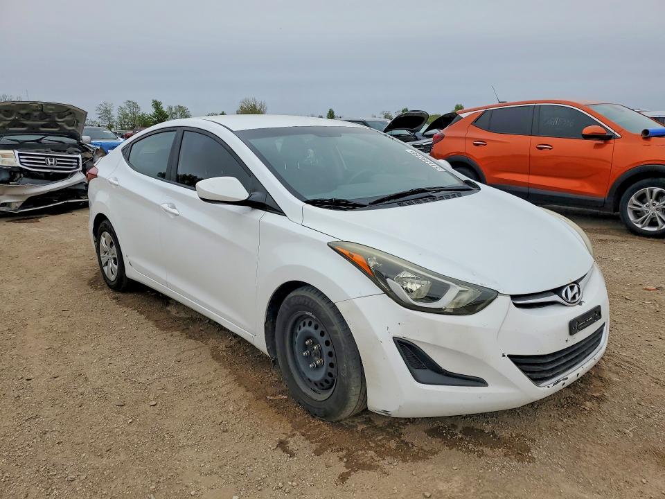 51699256 :رقم المزاد ، 5NPDH4AE6GH674131 vin ، 2016 Hyundai Elantra مزاد بيع
