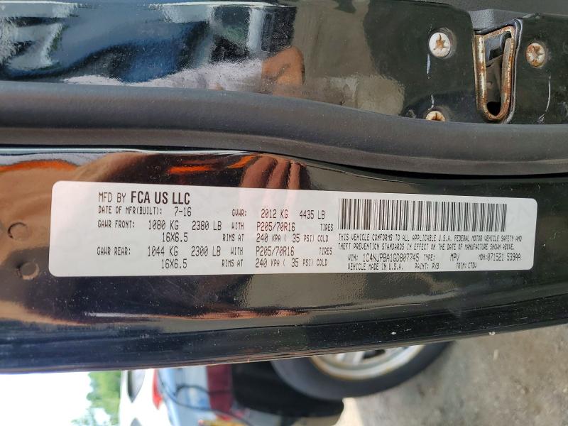54696876 :رقم المزاد ، 1C4NJPBA1GD807745 vin ، 2016 Jeep Patriot مزاد بيع