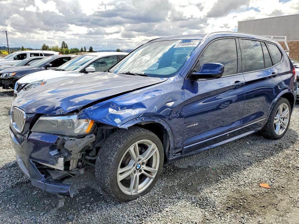 2013 Bmw X3 მანქანა იყიდება აუქციონზე, vin: 5UXWX9C52D0A18413, აუქციონის ნომერი: 51950846